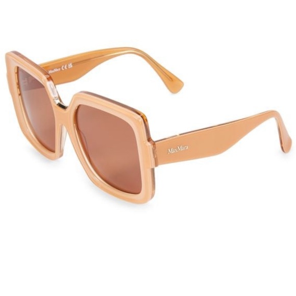 MAXMARA 56MM Square Sunglasses NWT - Picture 2 of 7